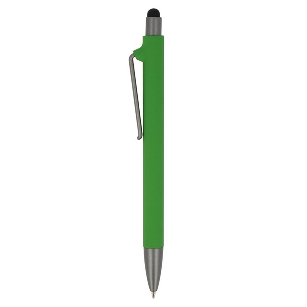 Lapiceros plástico verde 15 cm Birome siliconeado