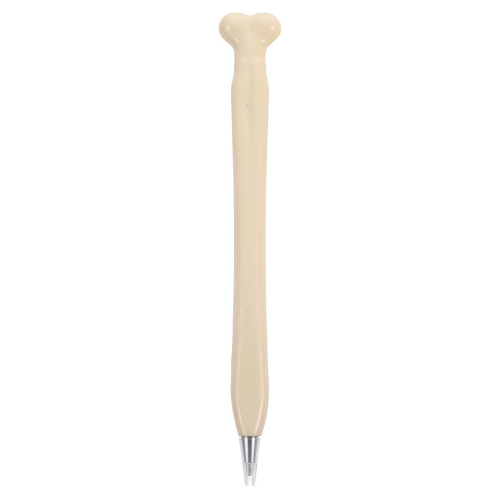Lapiceros Plástico beige 14.7 cm forma de Hueso
