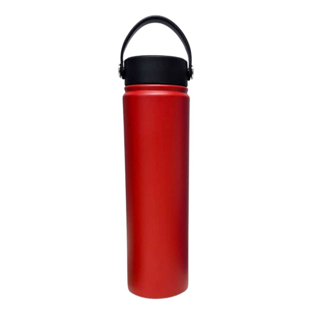 Termo Acero Inoxidable Rojo 24 oz Travel Doble Pared