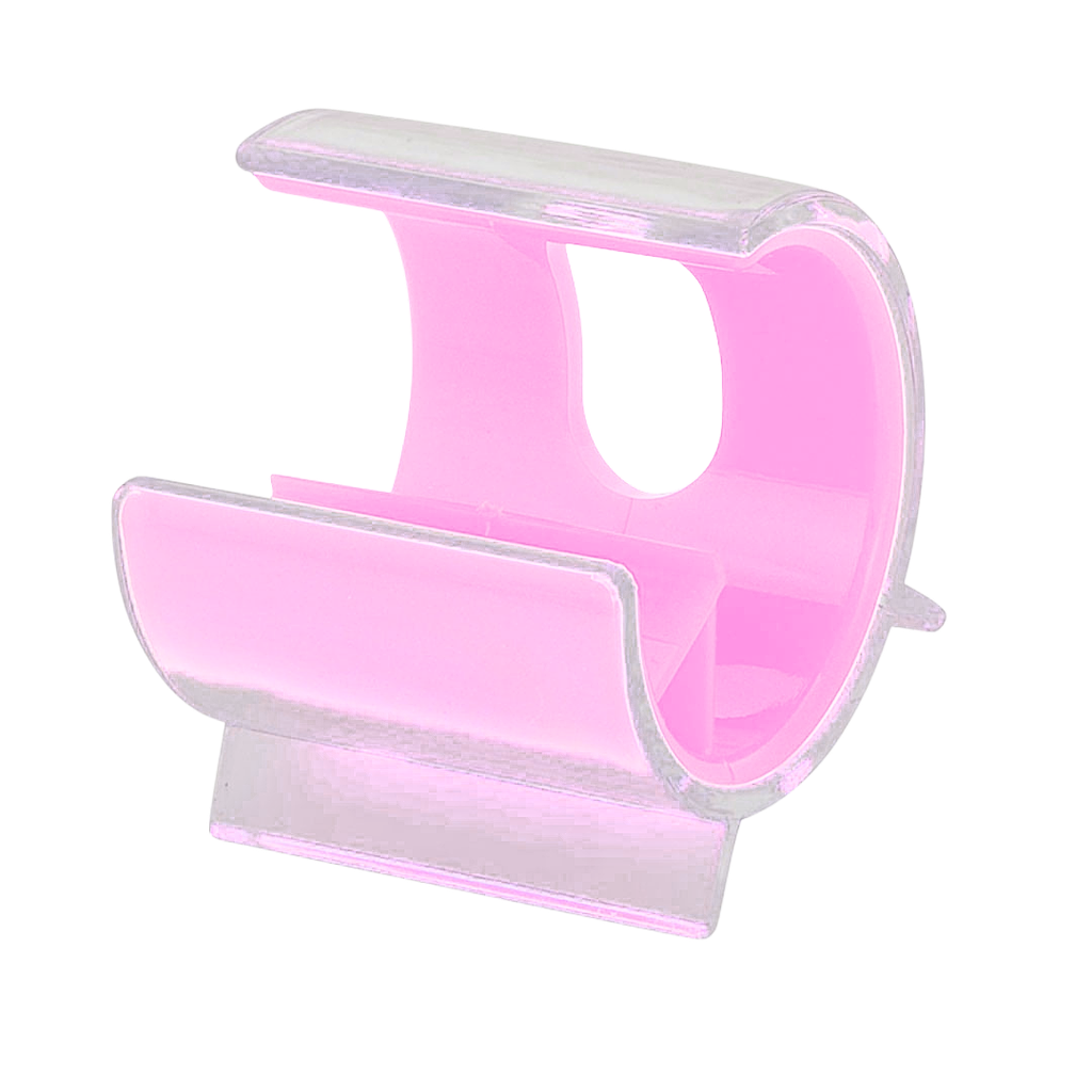 Posa celular plástico rosado 5.5*5.5*5.1 cm curves