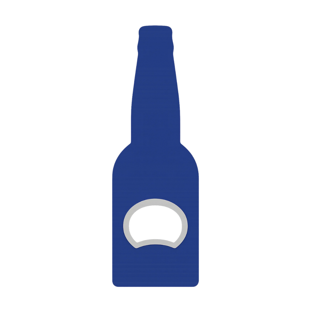 Destapador plástico azul reflex botella