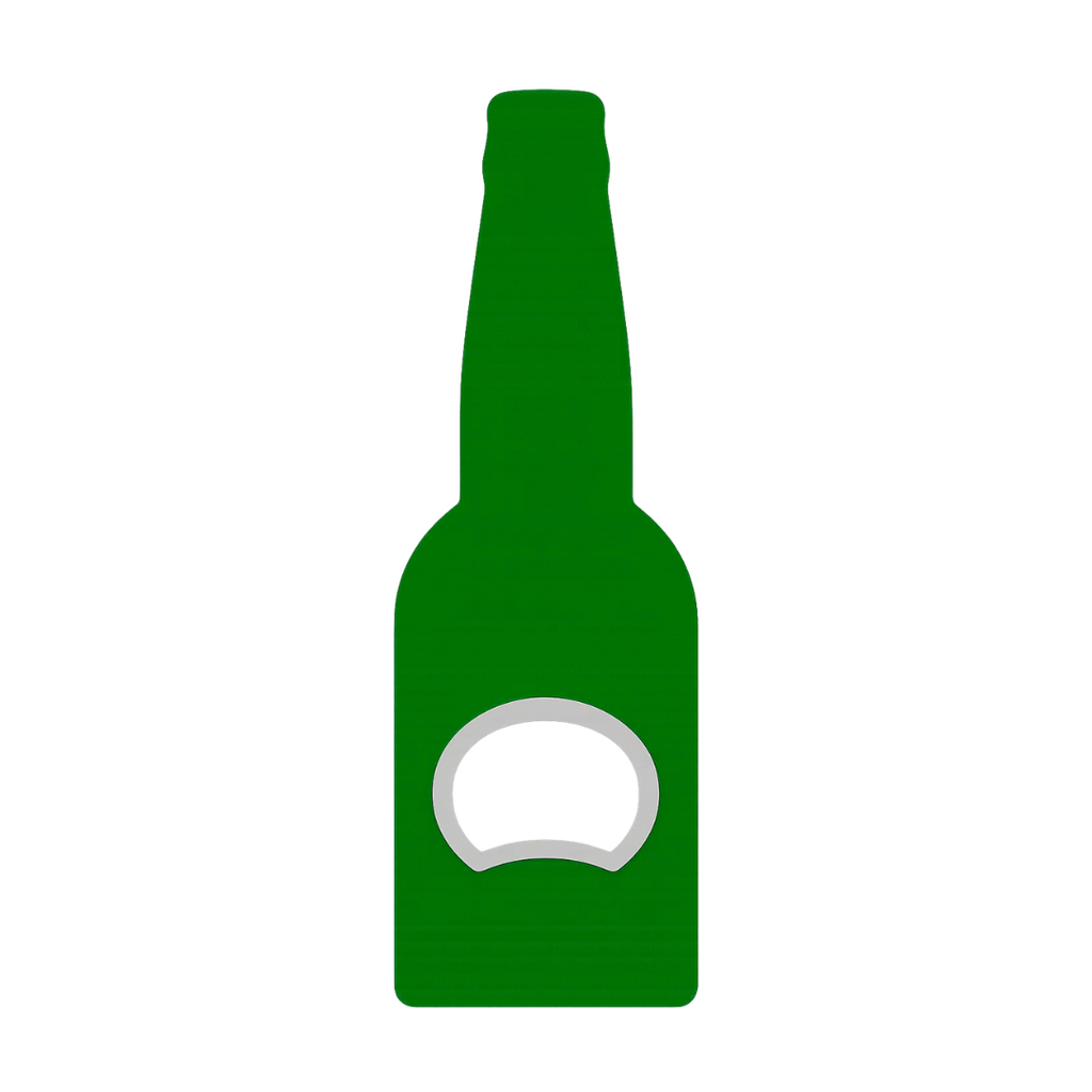 Destapador plástico verde botella