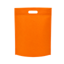 Bolsa Tela Ecológica anaranjado  37*32*8.5 cm sobre sellada 70 gr