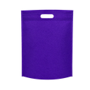 Bolsa Tela Ecológica morado 37*32*8.5 cm sobre sellada 70 gr