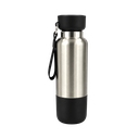 Termo Acero Inoxidable Negro 500 ml warrior con pastillero cinta y taza base plástica