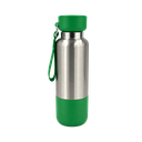Termo acero inoxidable verde 500 ml Warrior con pastillero cinta y taza base plástica