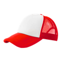 Gorra Rojo Para Sublimar Cuerpo De Malla Cierre Plastico