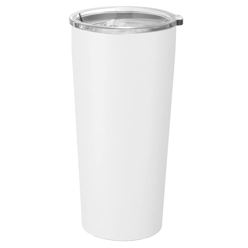 Vaso acero inoxidable blanco 20 oz Everest doble pared 8.5*9*17.2 cm