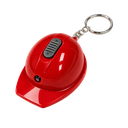 Llavero Plástico Rojo 6.4*4.4*3 cm forma de casco tipo llavero con linterna