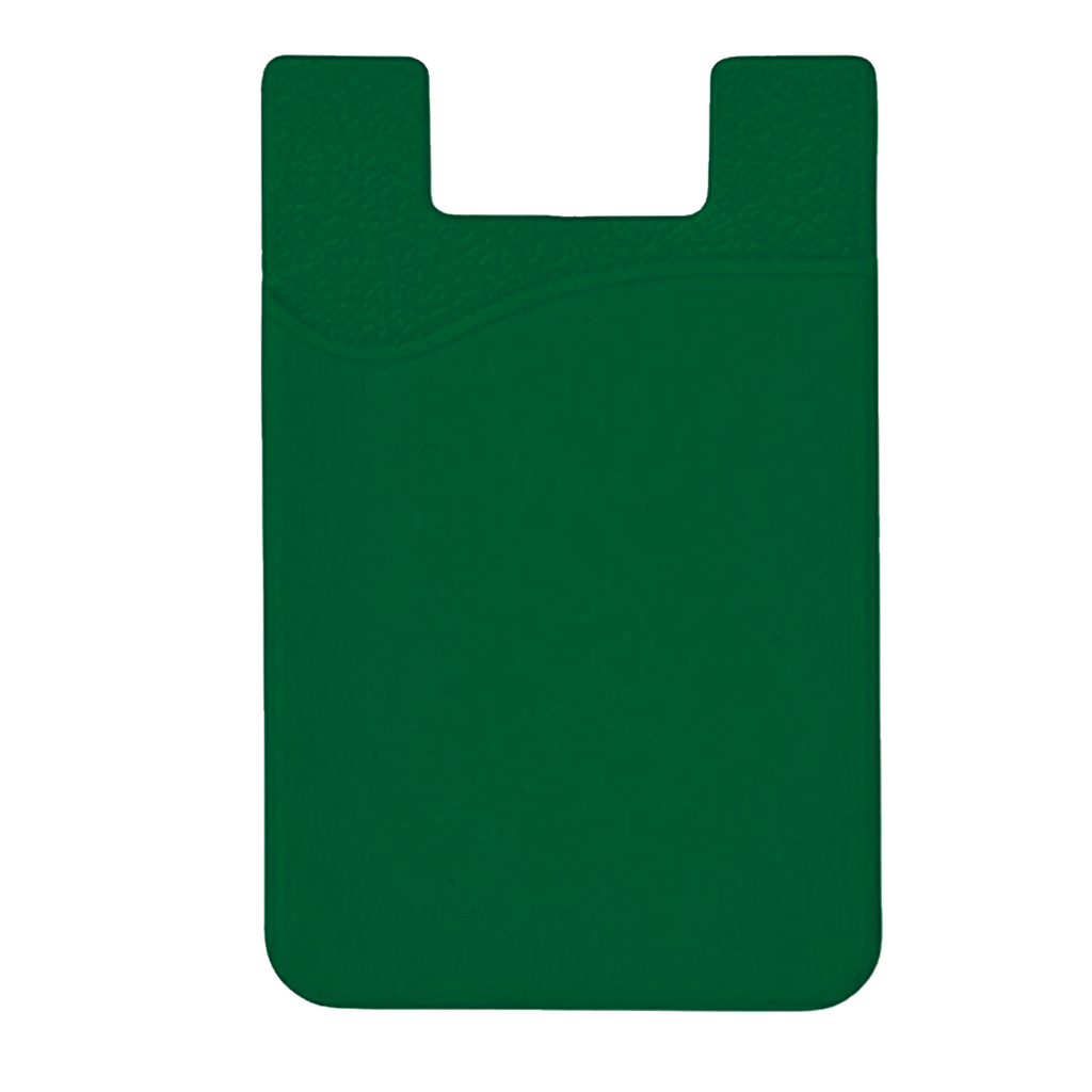 Tarjetero Adhesivo Silicón Verde 56*86 mm Adhesivo Para El Telefono