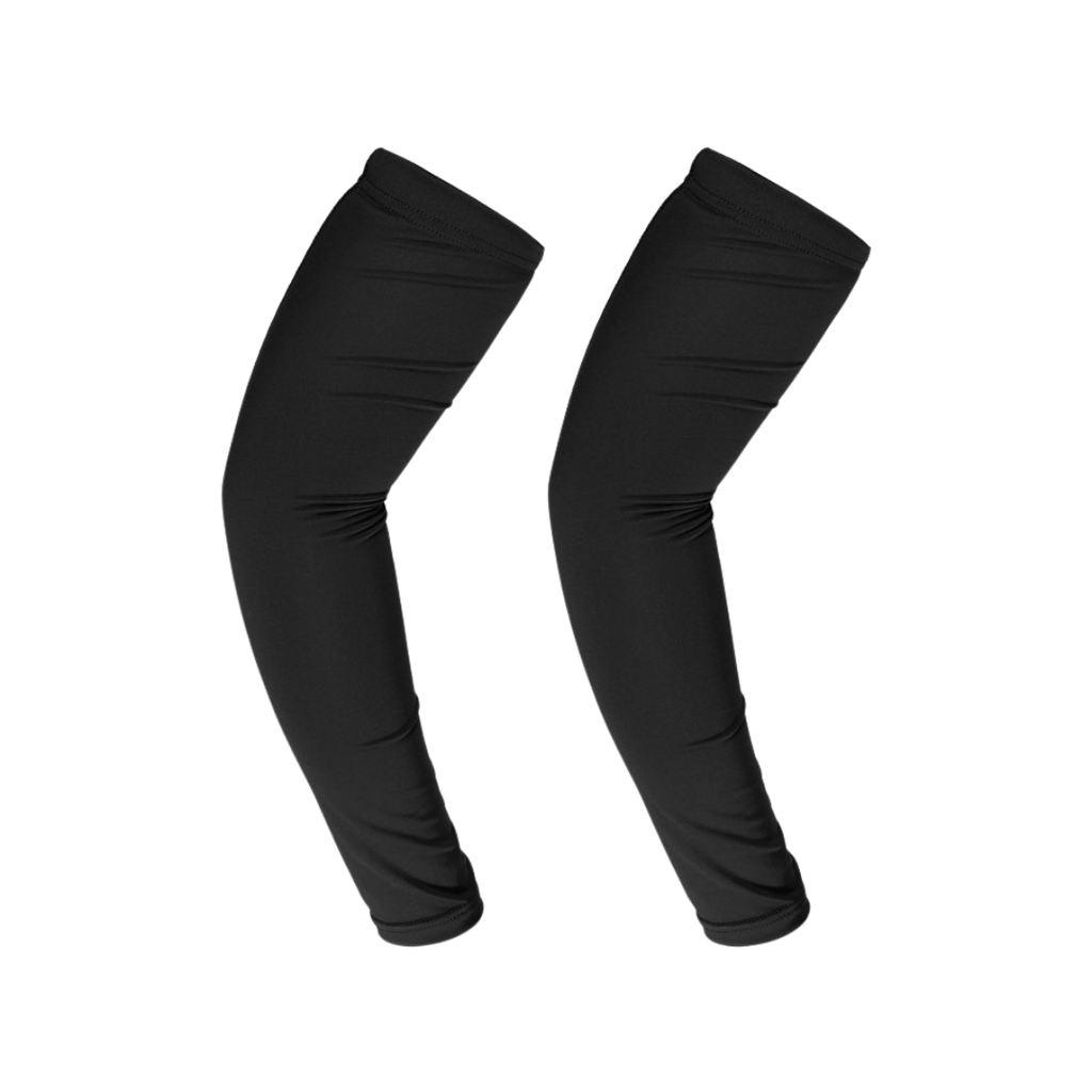 Manga Poliester negro 40*12.5 cm Par Para Protección Solar