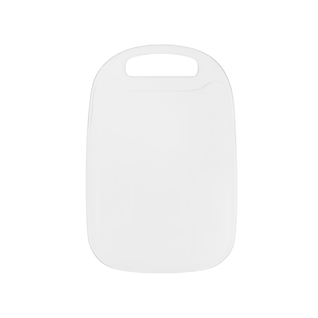 Tabla Plástico Blanco 18.5*25 cm Esquinas Redondas