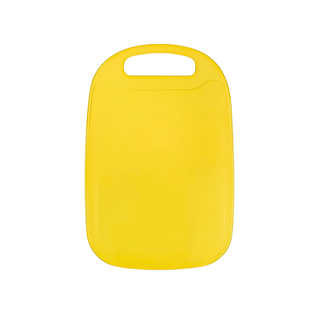 Tabla Plástico Amarillo 18.5*25 cm Esquinas Redondas