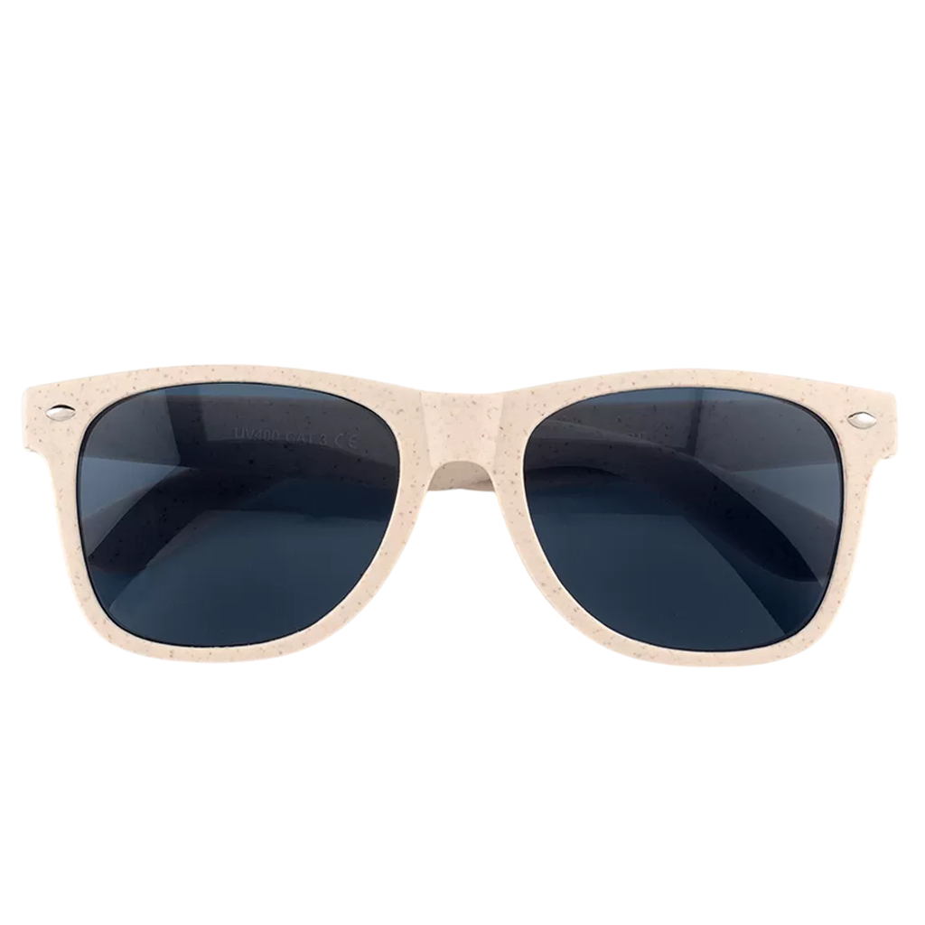 Lentes Fibra De Trigo Beige 5*15 cm Oscuros Con Protección Uv