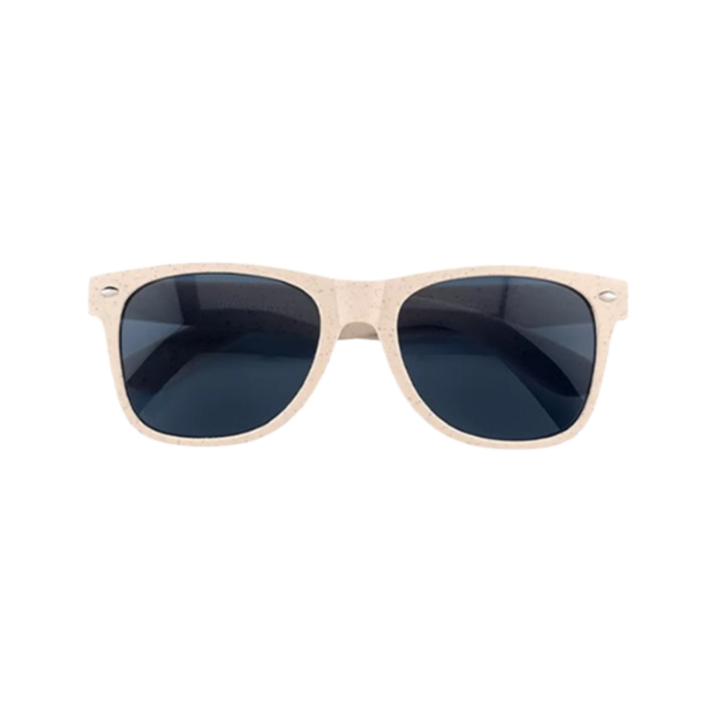 Lentes Fibra De Trigo Beige 5*15 cm Oscuros Con Protección Uv