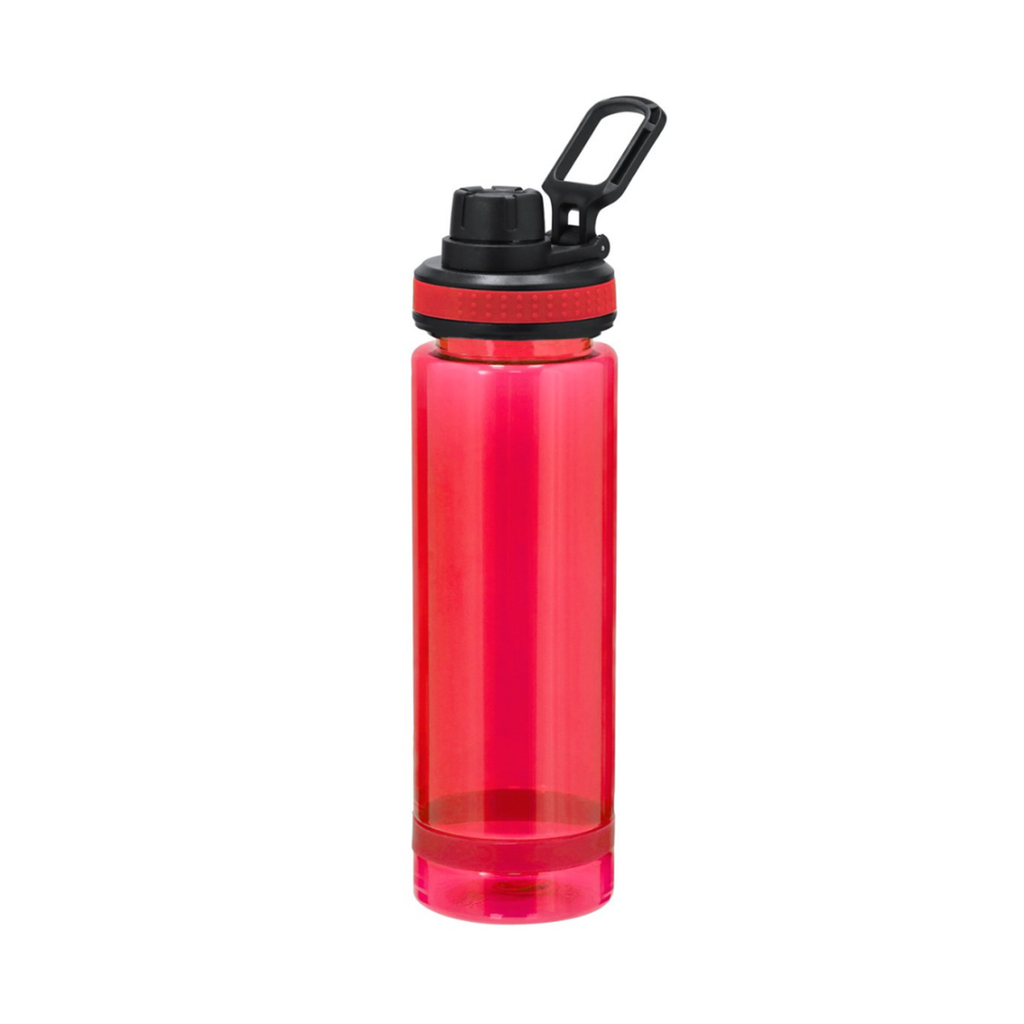 Pachon Plástico Rojo 700 Ml Dakar Con Gancho Y Cinta En La Base