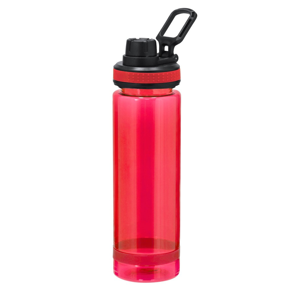 Pachon Plástico Rojo 700 Ml Dakar Con Gancho Y Cinta En La Base