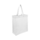 Bolsa Ecologica Blanco 40*35*12 cm Con Fuelle 80 G