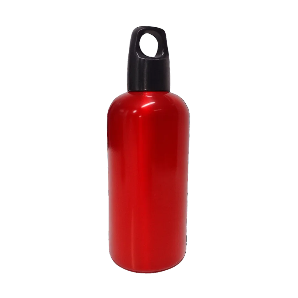 Pachon Plástico Rojo Metalico  450 Ml Tapa Negro Parker