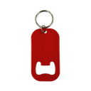 Destapador Acero Inoxidable Rojo Mate 3.8*7 cm Finger Para Llavero