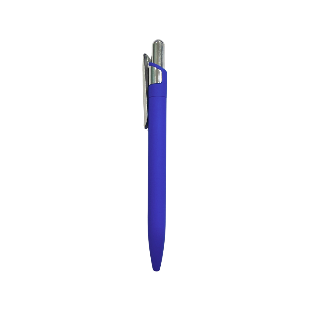 Lapiceros Aluminio Azul Valar Clip Plateado