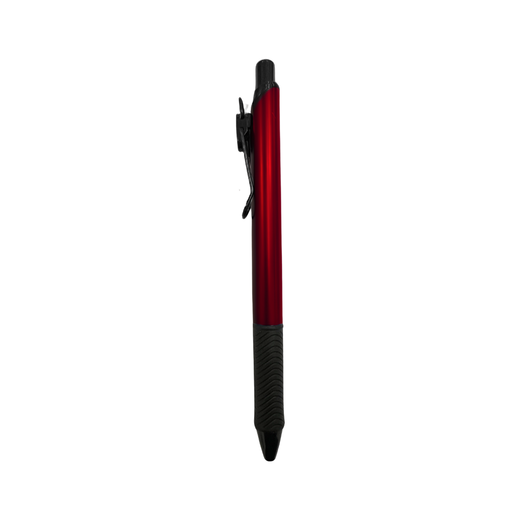 Lapiceros Aluminio Rojo Wire Con Grip Antideslizante