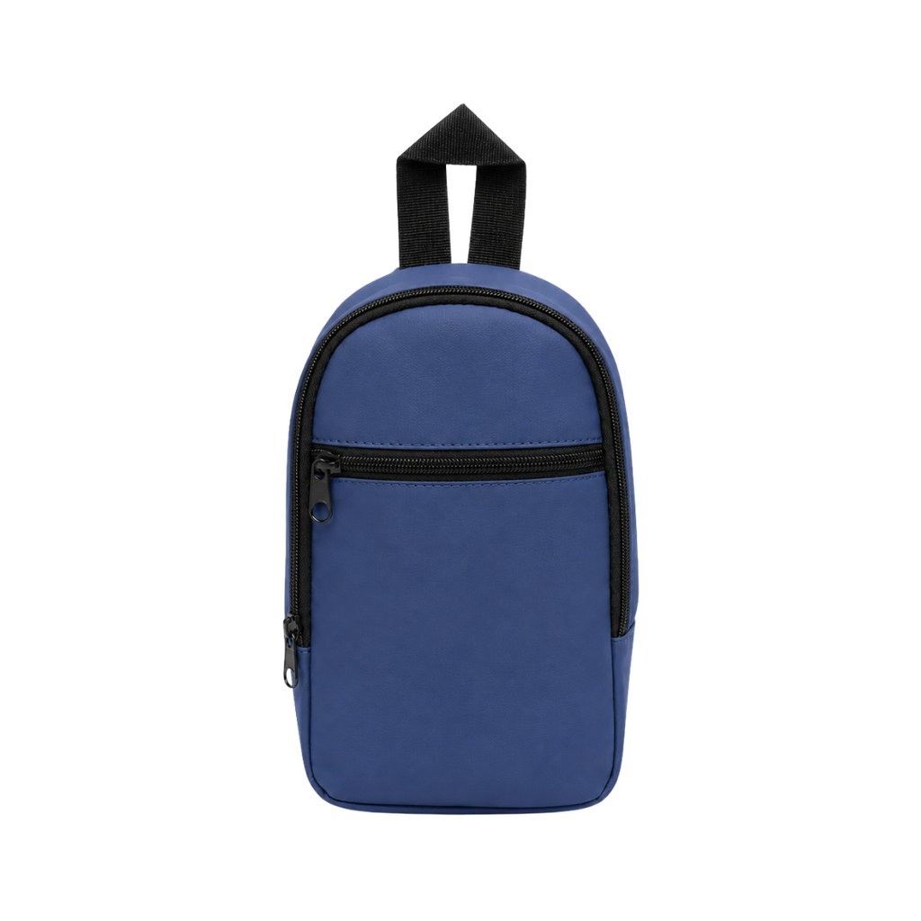 Mochila, PU, Azul Oscuro, 28*17*7 Centimetros, Cruzada Favel
