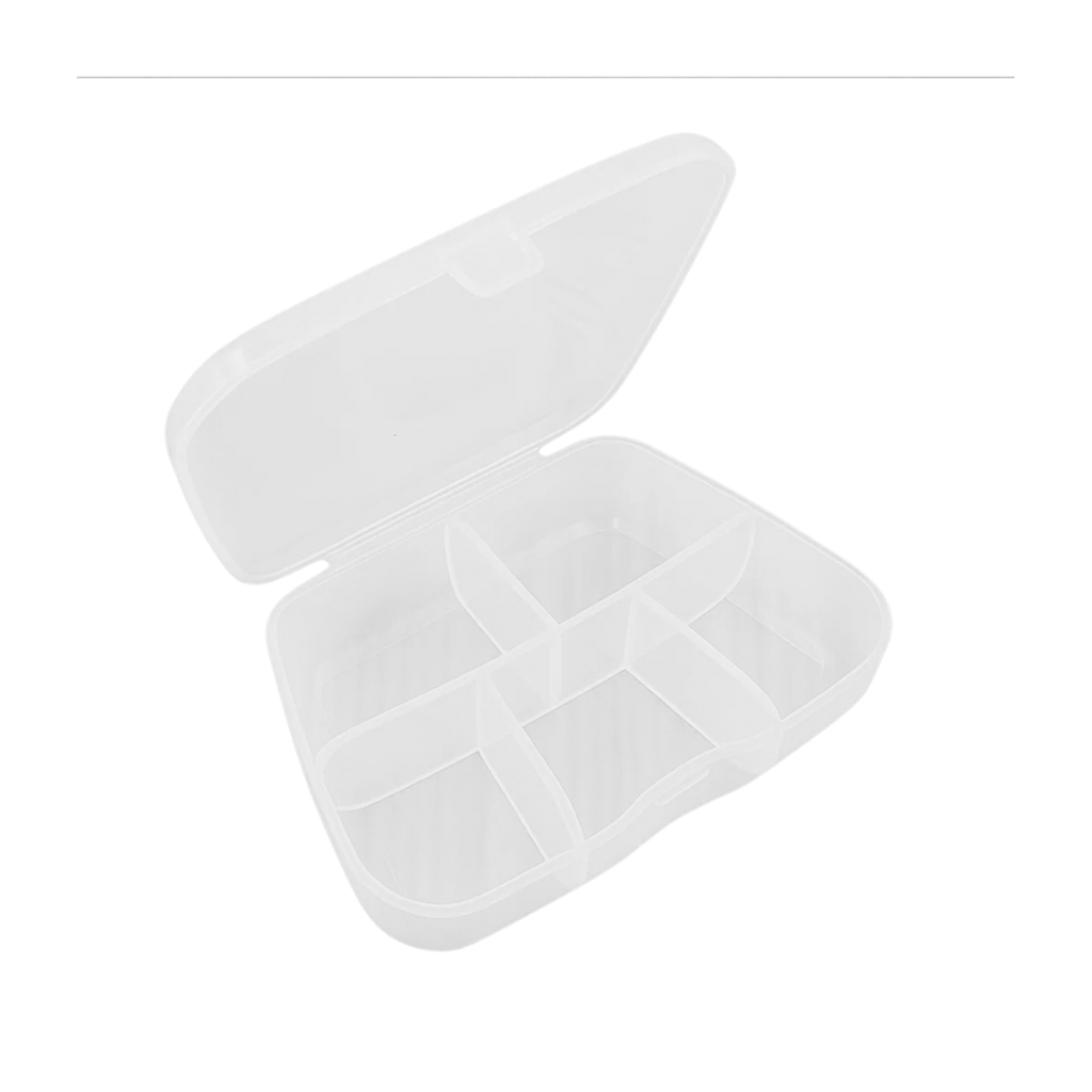 Pastillero, Plástico, Nevado, 8*6*2 Centimetros, Shell 5 Espacios