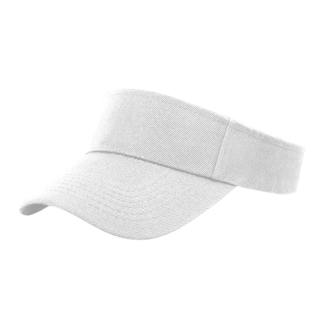 Visera, Poliester, Blanco, Cierre Velcro ,