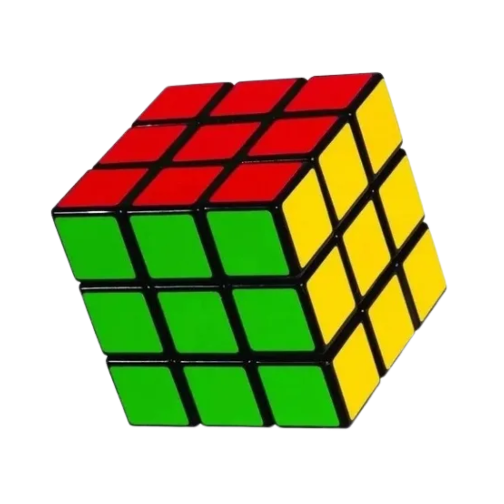 Cubo rubik plástico 3*3 colores de 5.3*5.3 cm