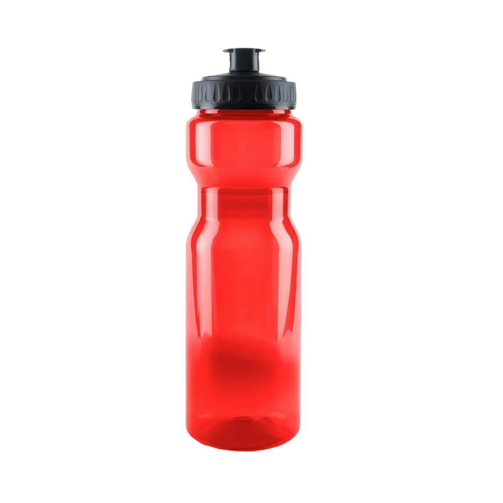 Pachón Plástico Rojo 850 Ml  Bambú tapa negra