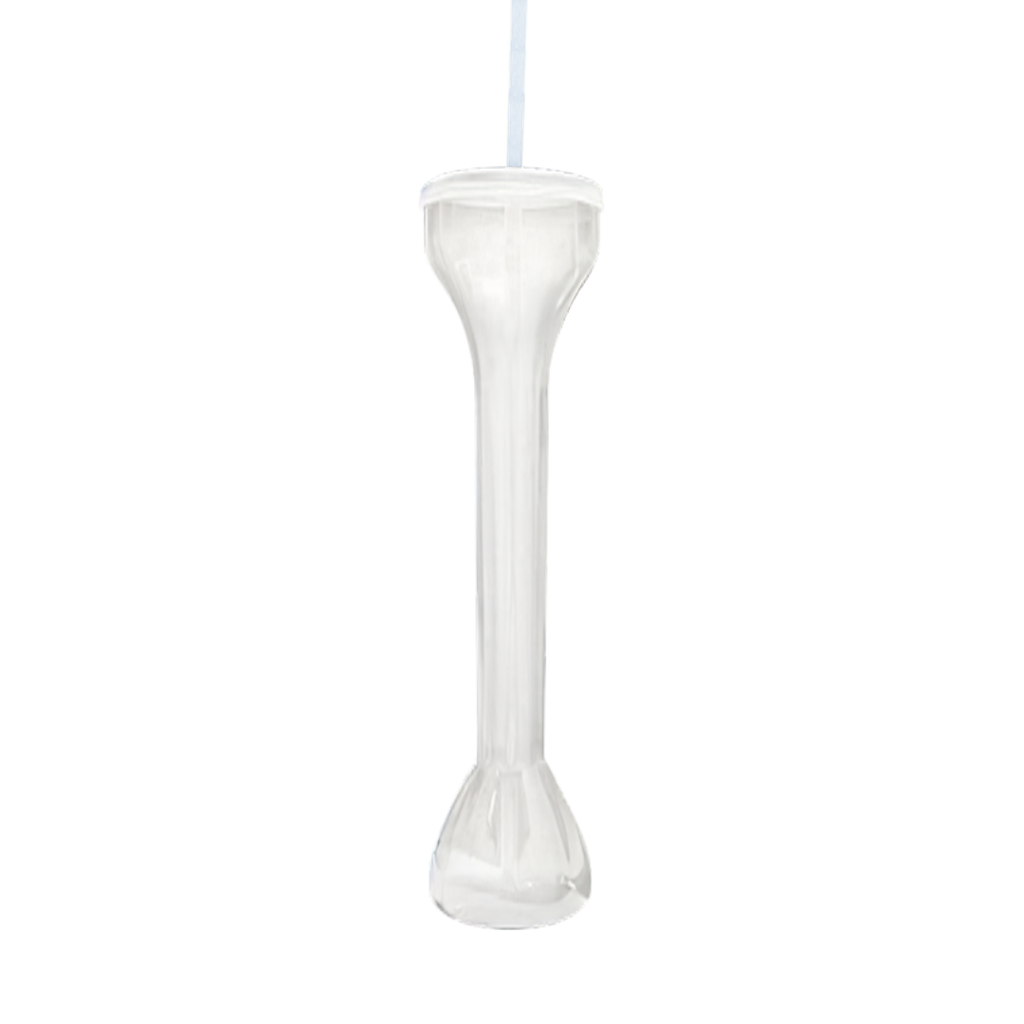 Yarda Plástico Transparente 800 Ml  40*9 Cm Con Tapa Y Pajilla