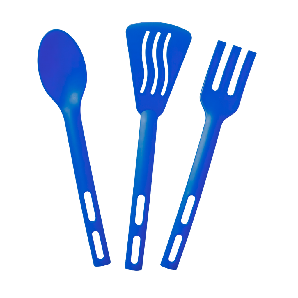 Set de cucharones azules 24cm
