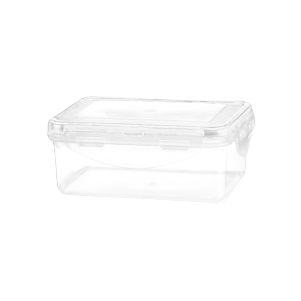 Hermetico Plástico Blanco 500 Ml Sello De Color Transparente