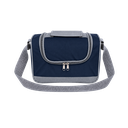 LONCHERA, OXFORD, AZUL NAVY, 29*15*20 cm, CLEAR ALUMINIZADA