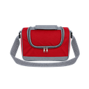 LONCHERA, OXFORD, ROJO, 29*15*20 cm, CLEAR ALUMINIZADA