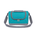 LONCHERA, OXFORD, AQUA, 29*15*20 cm, CLEAR ALUMINIZADA