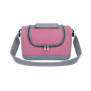LONCHERA, OXFORD, ROSADO, 29*15*20 cm, CLEAR ALUMINIZADA