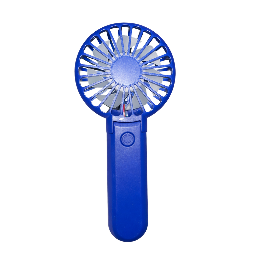 VENTILADOR, PLÁSTICO, AZUL OSCURO, DE MANO CON ALTA POTENCIA