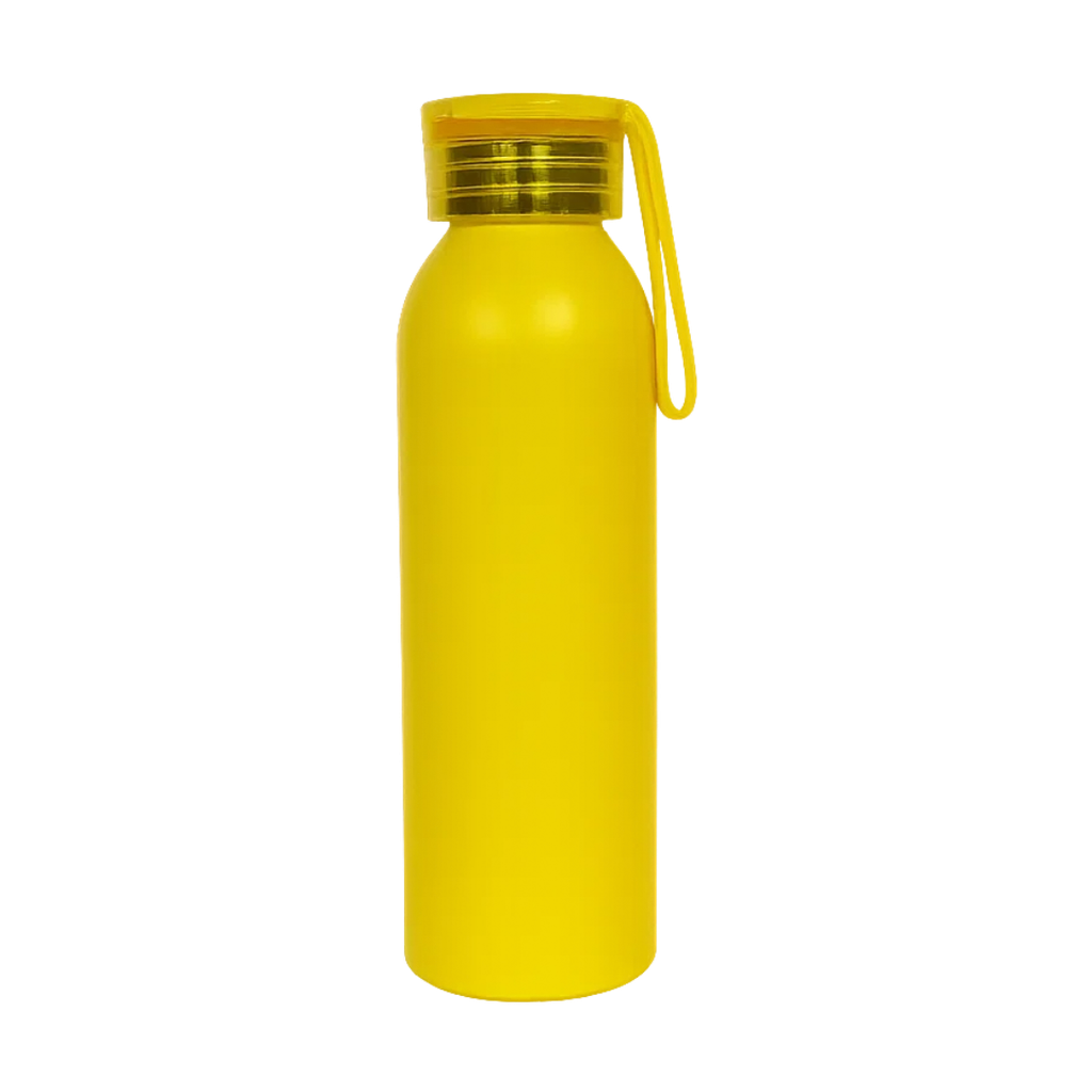 PACHÓN, ALUMINIO, AMARILLO, 500 ML, CON TAPA TRANSPARENTE