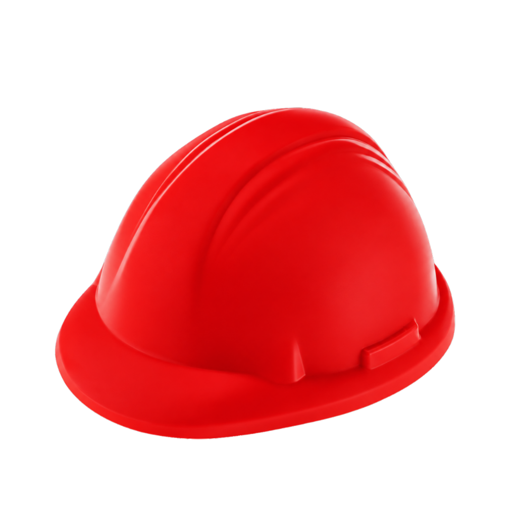 ANTIESTRES, PU, ROJO, 8.2*7*4.5 cm, FORMA DE CASCO DE SEGURIDAD