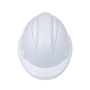 ANTIESTRES, PU, BLANCO, 8.2*7*4.5 cm, FORMA DE CASCO DE SEGURIDAD