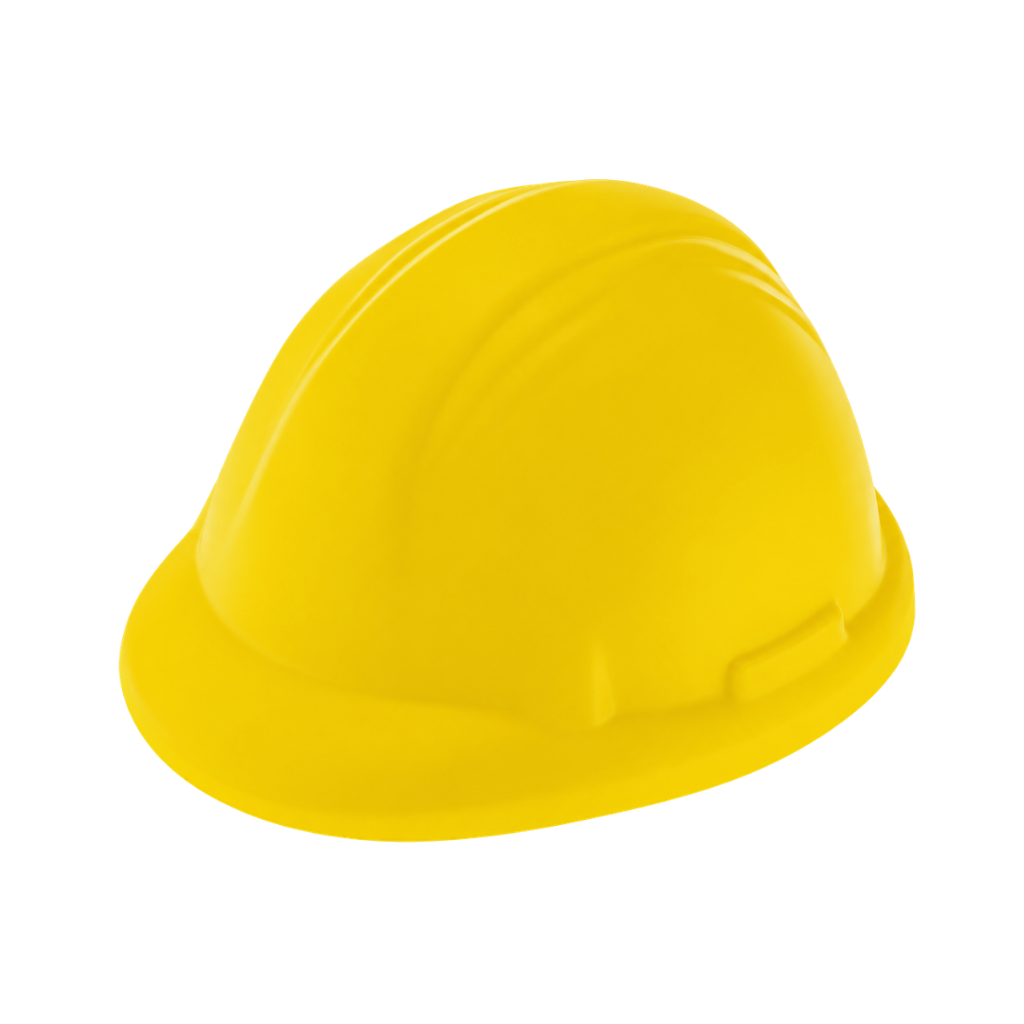 ANTIESTRES, PU, AMARILLO, 8.2*7*4.5 cm, FORMA DE CASCO DE SEGURIDAD