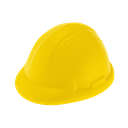 ANTIESTRES, PU, AMARILLO, 8.2*7*4.5 cm, FORMA DE CASCO DE SEGURIDAD