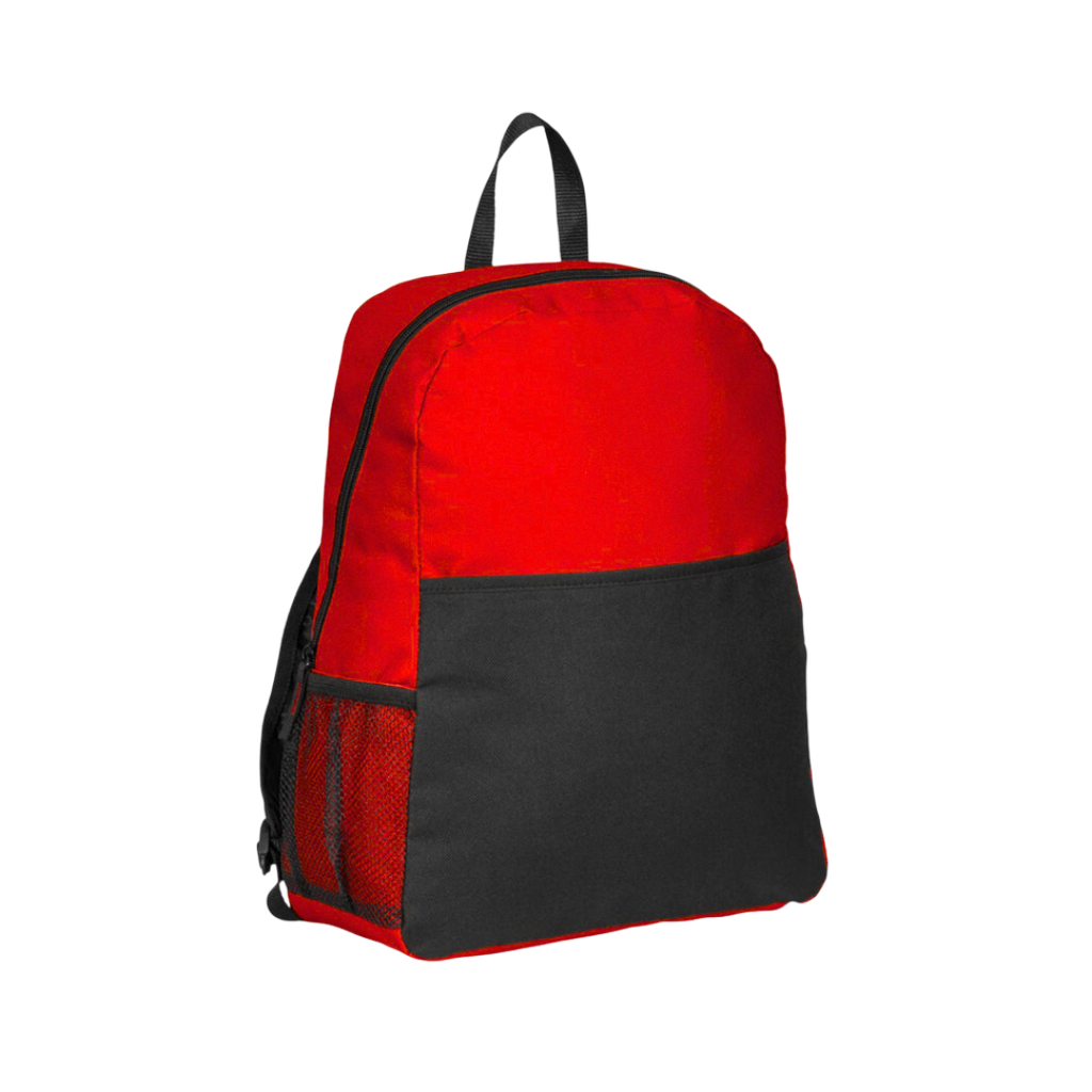 MOCHILA, POLIESTER, ROJO, 29*14*40 cm, BAG