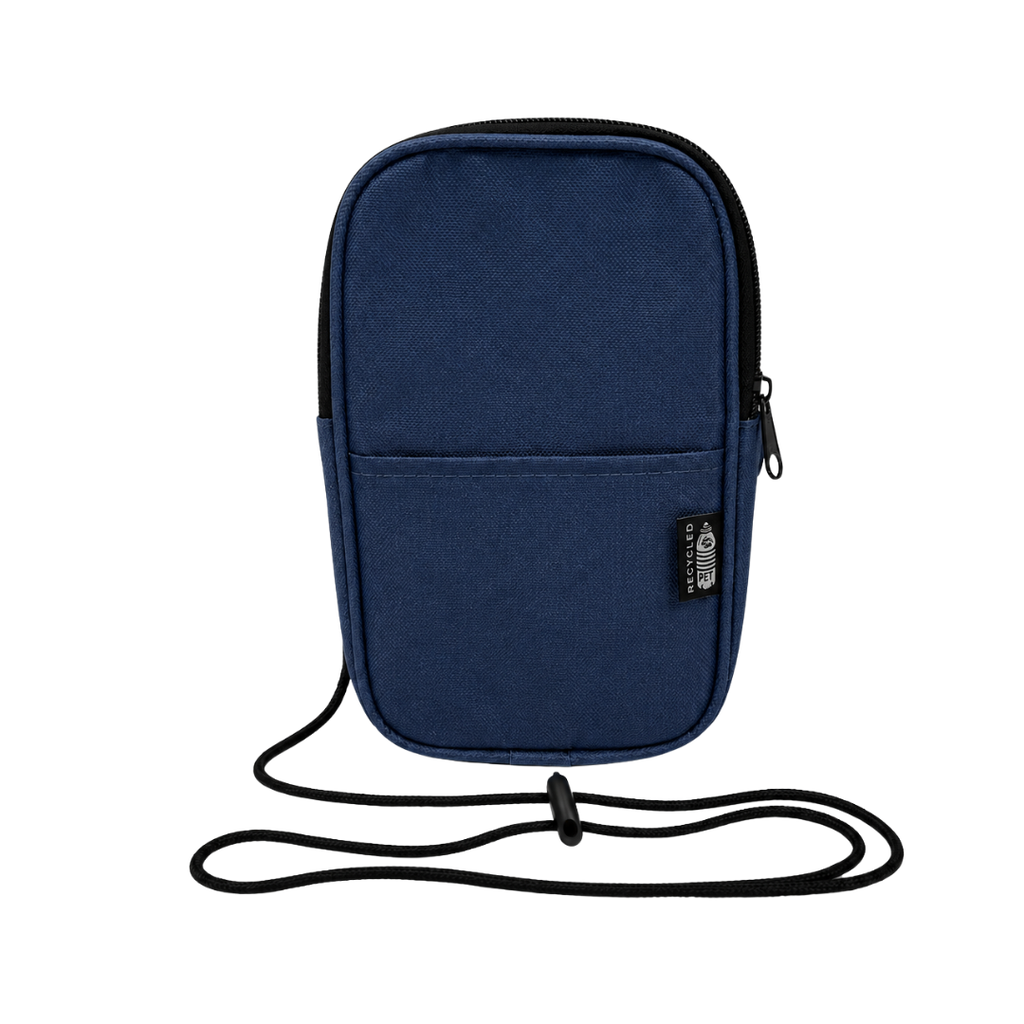 BOLSA, OXFORD, AZUL, 20*12.2*2.5 cm, HOBBY PARA ORGANIZAR DOCUMENTOS, CABLES Y CELULAR