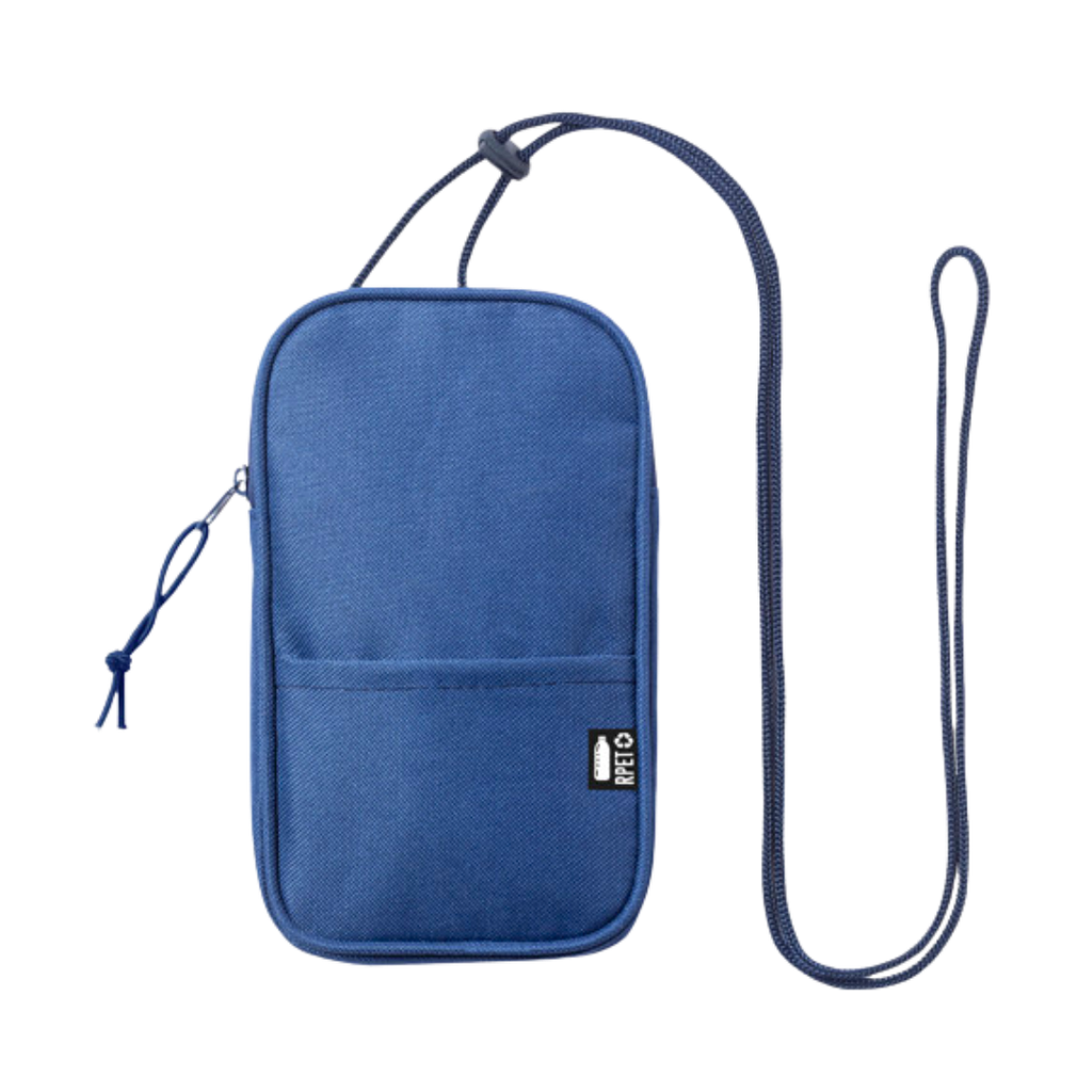 BOLSA, OXFORD, AZUL, 20*12.2*2.5 cm, HOBBY PARA ORGANIZAR DOCUMENTOS, CABLES Y CELULAR
