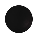 Antiestrés Poliuretano negro 7.5*7,5*2.5 cm redondo