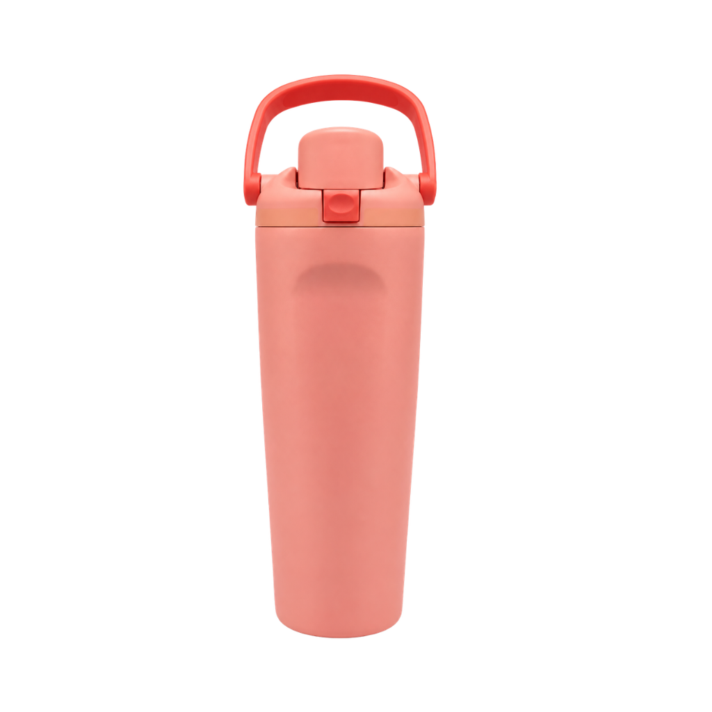 Termo, acero inoxidable, rosado, 30 oz, Yawa de boquilla con tapa de seguridad
