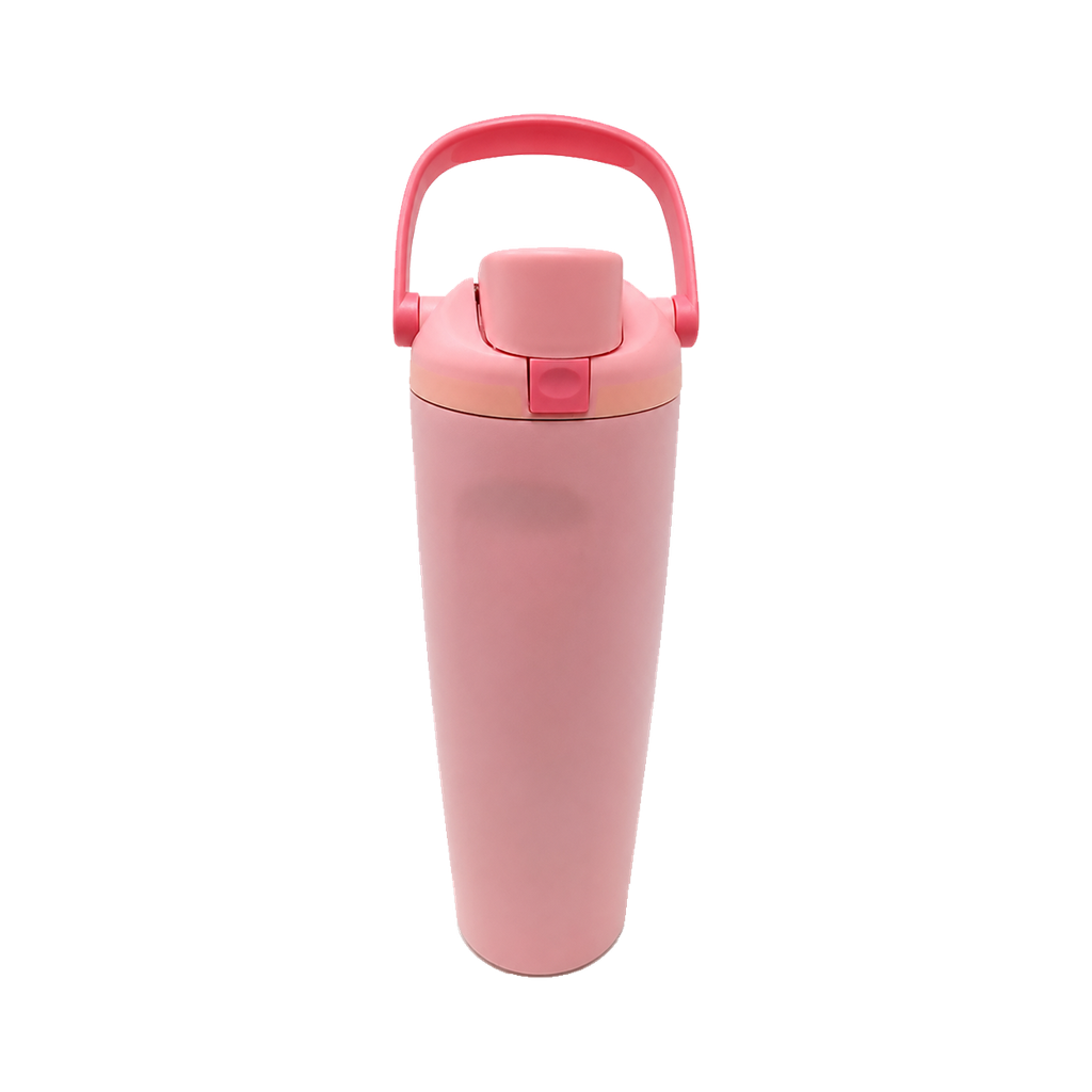 Termo, acero inoxidable, rosado, 30 oz, Yawa de boquilla con tapa de seguridad